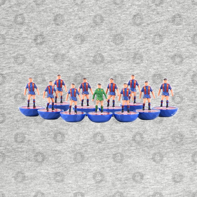 Barca subbuteo football team by vancey73